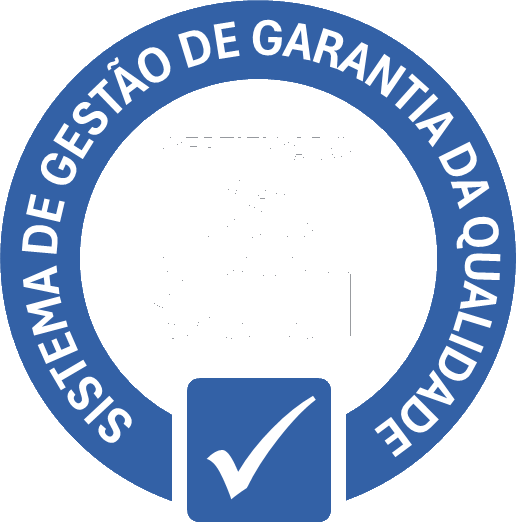 Selo ISO 9001 (branco)